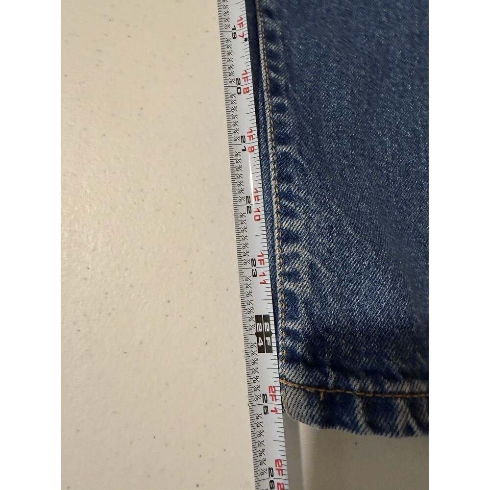 Vintage Polo Jeans Co Ralph Lauren Girls 12 Wide Leg Jeans Y2K 100% Cotton - Picture 6 of 8